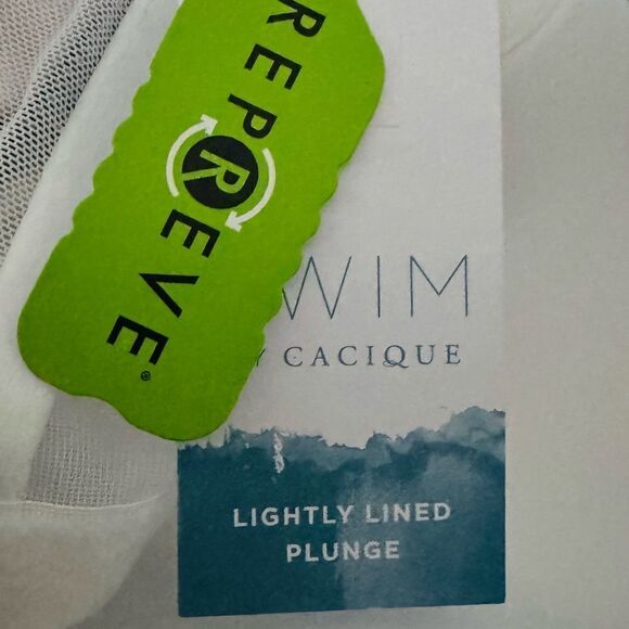 Swim by Cacique Fitted Underwire Tankini Swim Top Size 42F - Picture 9 of 9